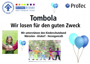 Tombola Kinderschutzbund Fa. Protec